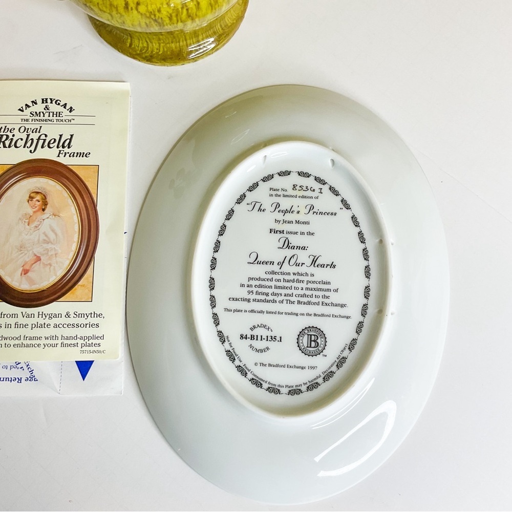 Princess Diana Collectible Plate The People's Princess | Bradford Exchange - Picture 4 of 4